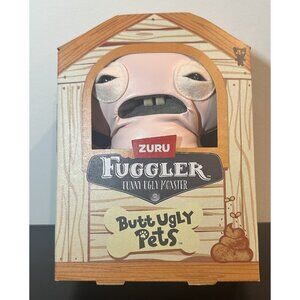 New in Box Zuru Plush Fuggler Butt Ugly Pets Uncladimir Tootin Hairless Rat 9"